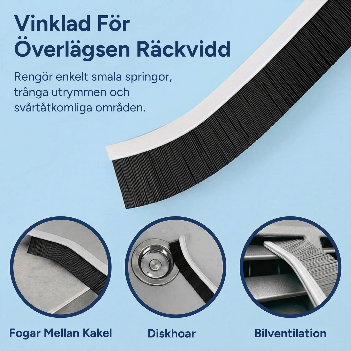 LINOVA FogBorste™ + GRATIS E-bok Med Naturliga Rengöringsrecept