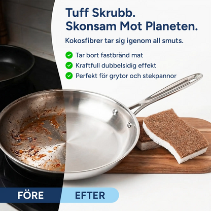 LINOVA EkoSvamp™ + GRATIS E-bok Med Naturliga Rengöringsrecept