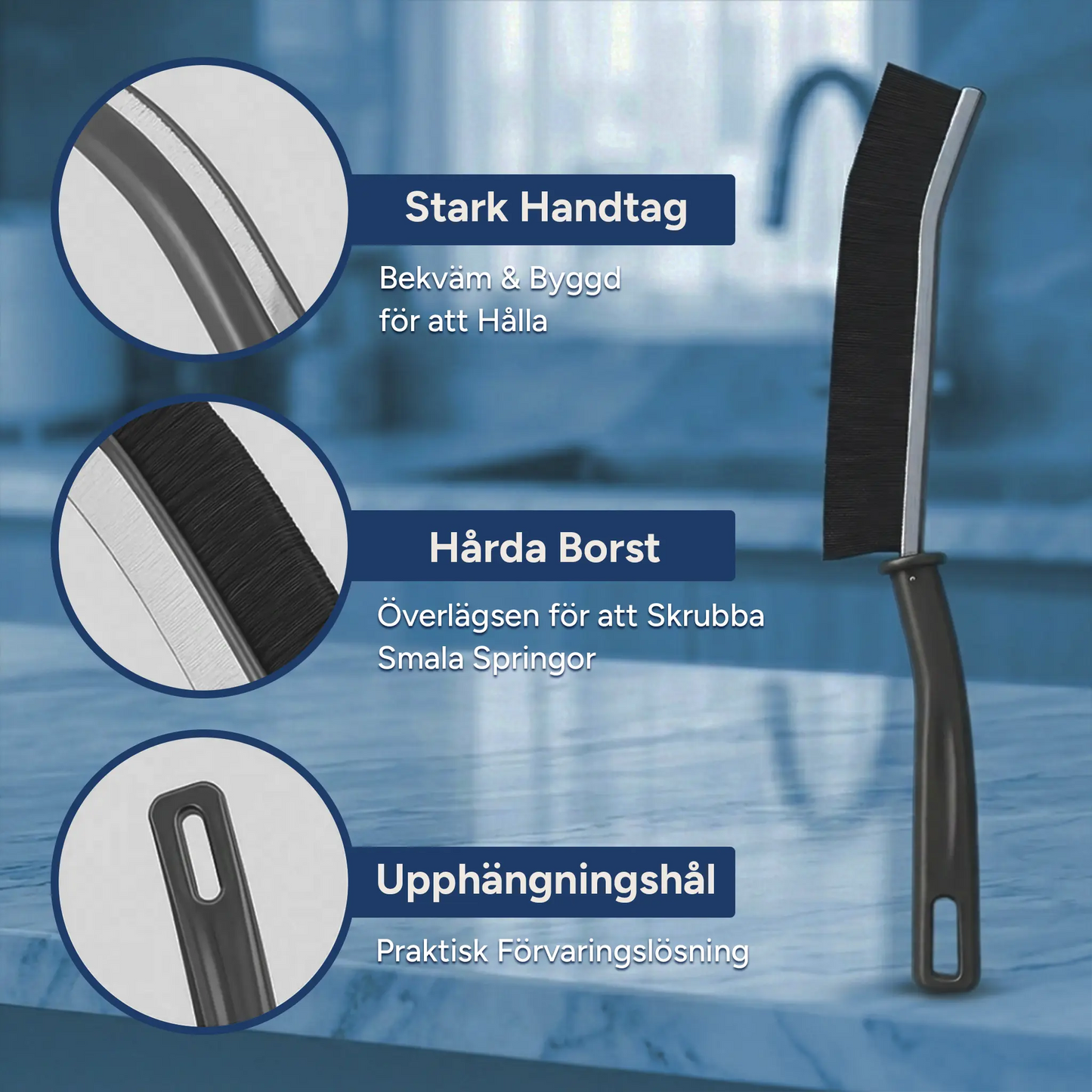 LINOVA FogBorste™ + GRATIS E-bok Med Naturliga Rengöringsrecept